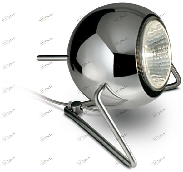 Fabbian Регулируемая металлическая настольная лампа Beluga steel sun-id-1486170