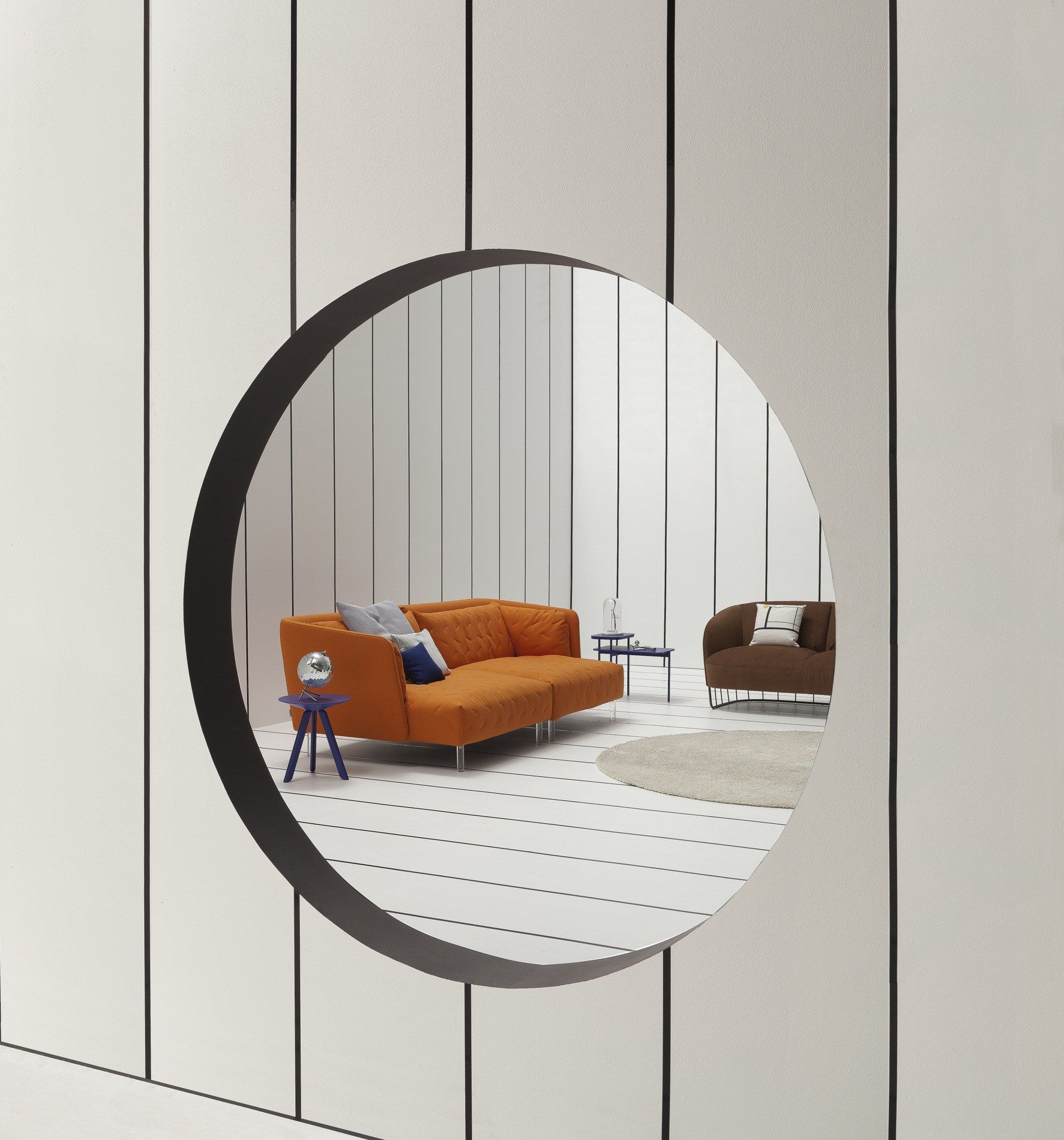 Круглый деревянный журнальный столик SANCAL ARCH-00036167 - Вид №14