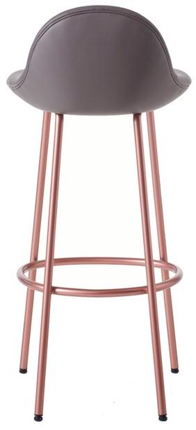 BassamFellows Барный стул высокий обитый Pebble Cb-275 - Вид №4