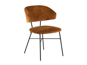 Мягкий тканевый стул с подлокотниками