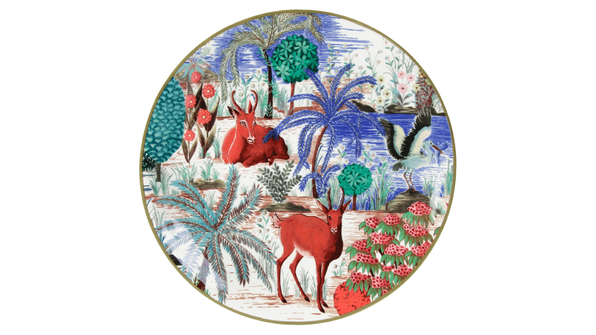 10663641 Gien Сервиз чайно-столовый Gien Дворцовый сад на 6 персон 33 предмета, фаянс Фаянс  - Вид №5