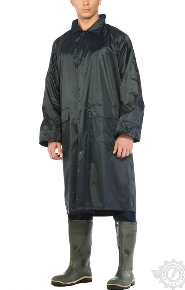 4957156 Плащ "Альбатрос ЛАЙТ" влагозащитный синий  Непромокаемая спецодежда  размер XL  - Вид №3