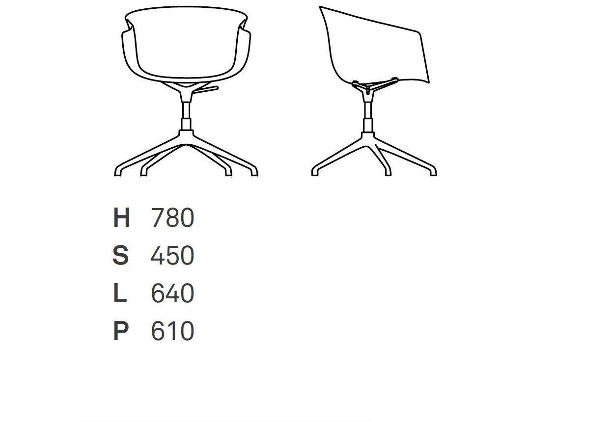 ONDARRETA Вращающееся кресло с 5 спицами Bai sun-id-1349288 - Вид №2