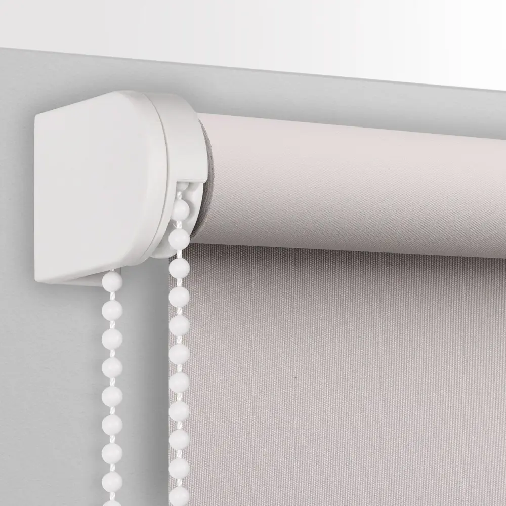 Штора рулонная блэкаут 120x160 см светло-серая PRAKTO BLACKOUT STLM-2058408 - Вид №1