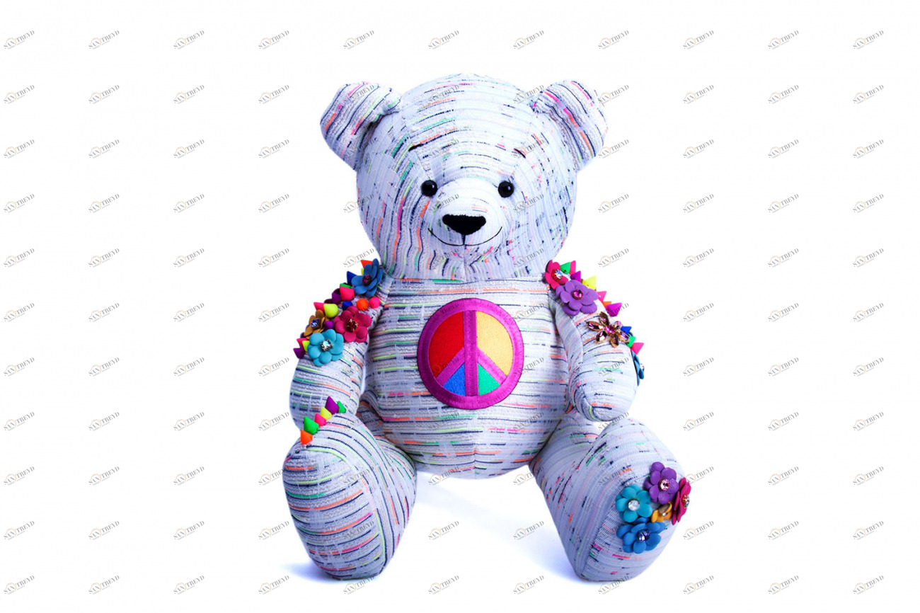 Мягкая игрушка За мир и дружбу GOLDY BEARS МЕДВЕДИ 010967 Разноцветный 