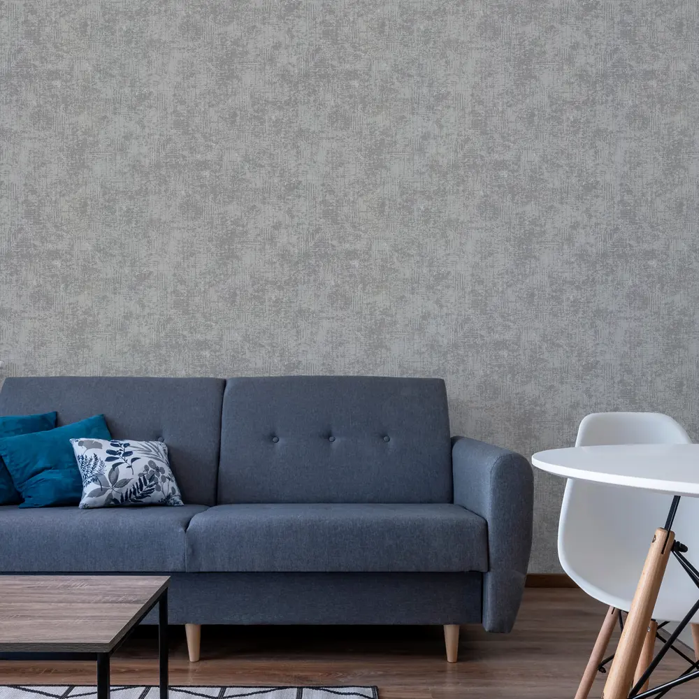 WALL DECOR Гранж: флизелиновые обои графитового оттенка 85310359 STLM-0061192 - Вид №2