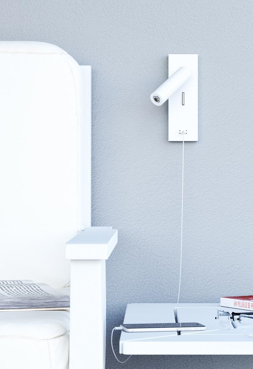 BENEITO FAURE Лампа для чтения алюминиевая с usb sun-id-1430268 - Вид №1