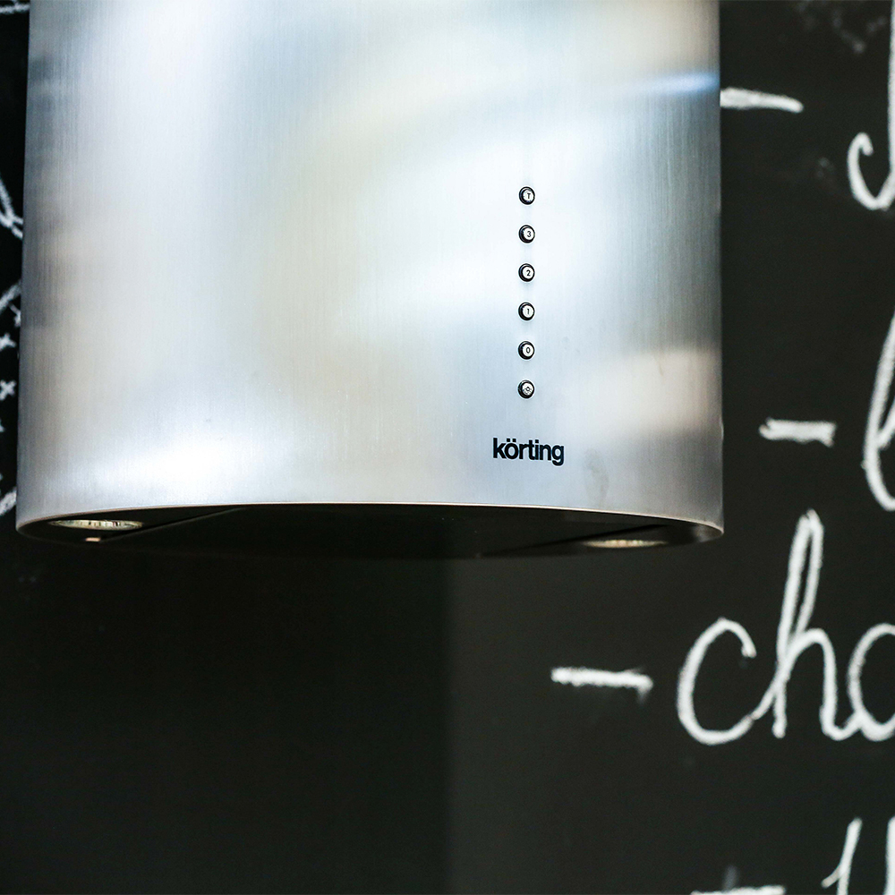 KHA 4970 X Cylinder Вытяжки / островная, 40 см, электронное управление, 4 режима, 950 м3/ч., таймер, нержавеющая сталь Korting Santreyd  - Вид №3