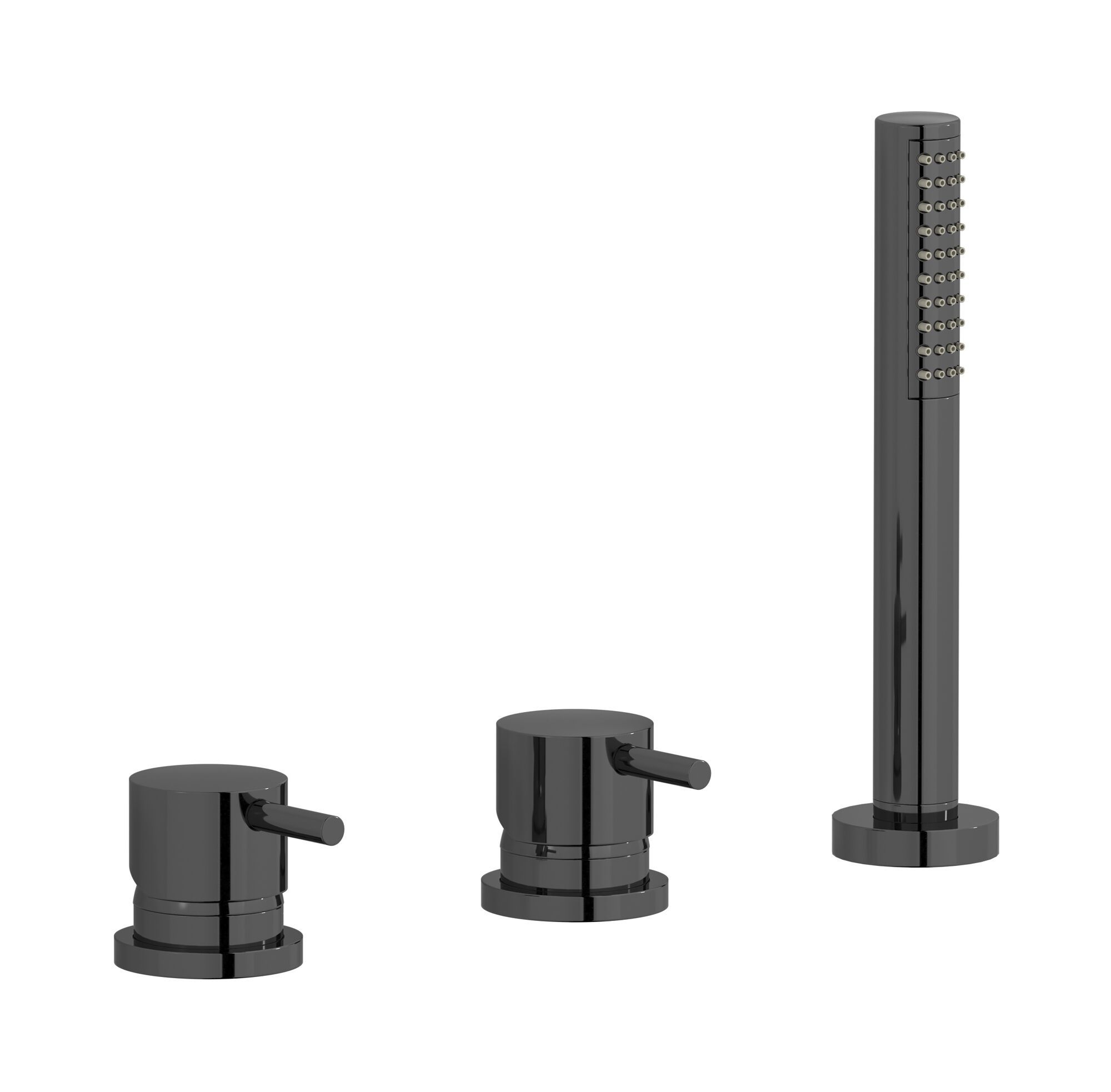 Смеситель для ванны с 3 отверстиями и ручным душем IB Milano Torino ARCH-00071984 - Вид №2