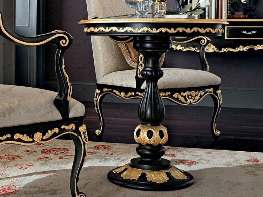 Modenese Gastone Круглый стол для гостиной из массива дерева Casanova 12614