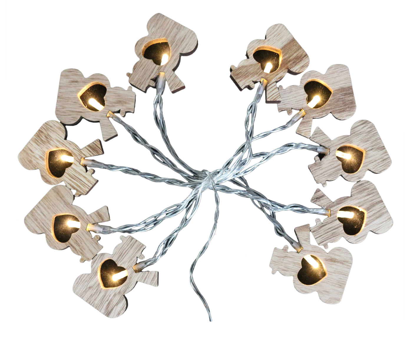 DZ-087-473 гирлянда 10LED SNOWMAN TO4ROOMS 