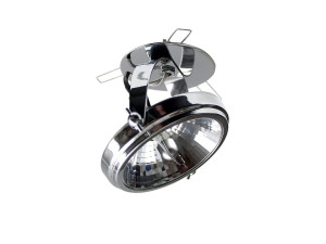 Регулируемый потолочный светильник из латуни с зажимом