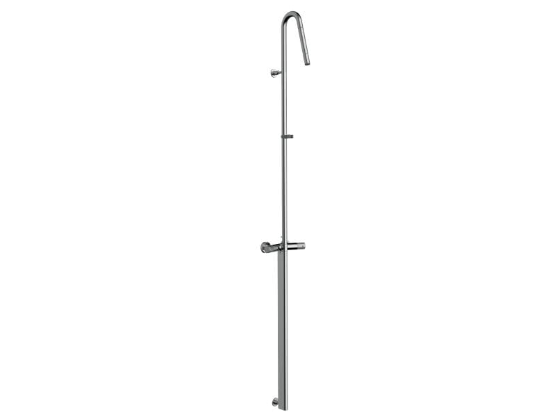 Хромированная латунная термостатическая душевая колонна Bossini PLY ARCH-00152687