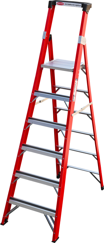 Стремянка стеклопластиковая с органайзером FGP 206