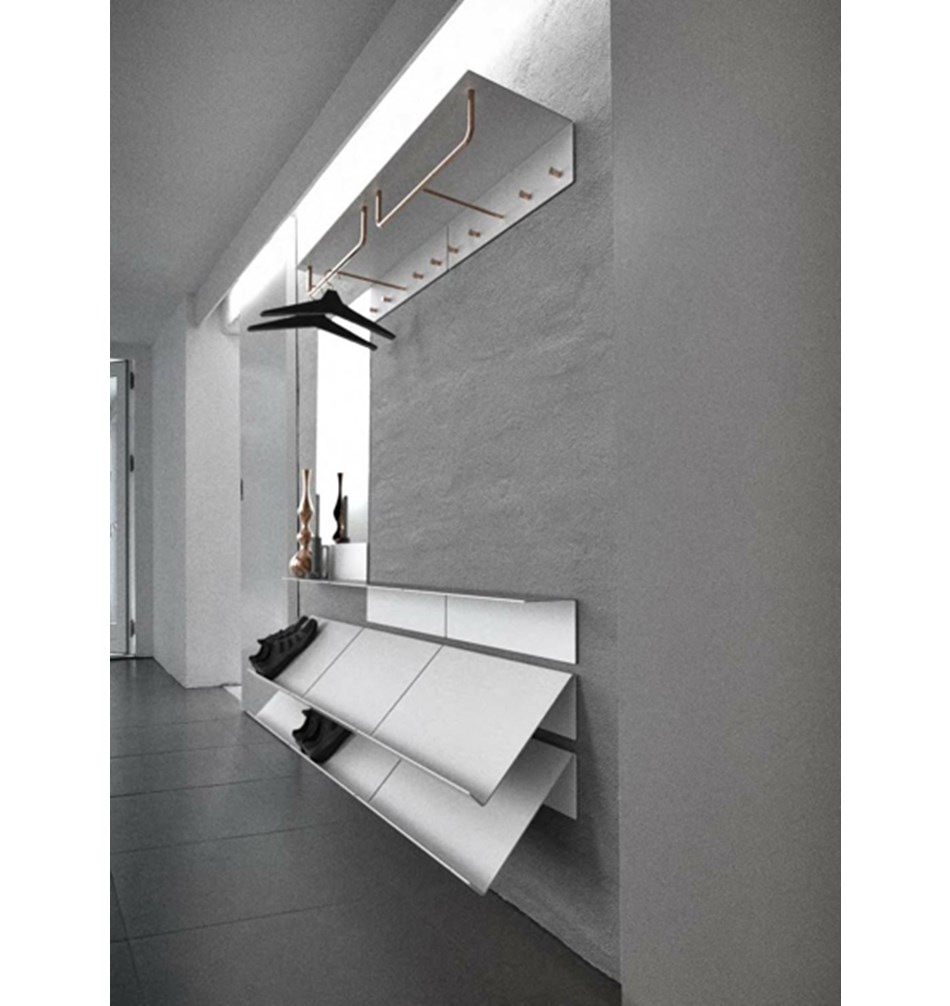 FROST Вешалка 4, комплект » черный / медь Резина / нержавеющая сталь Черный / медь U3013-3-C  - Вид №1