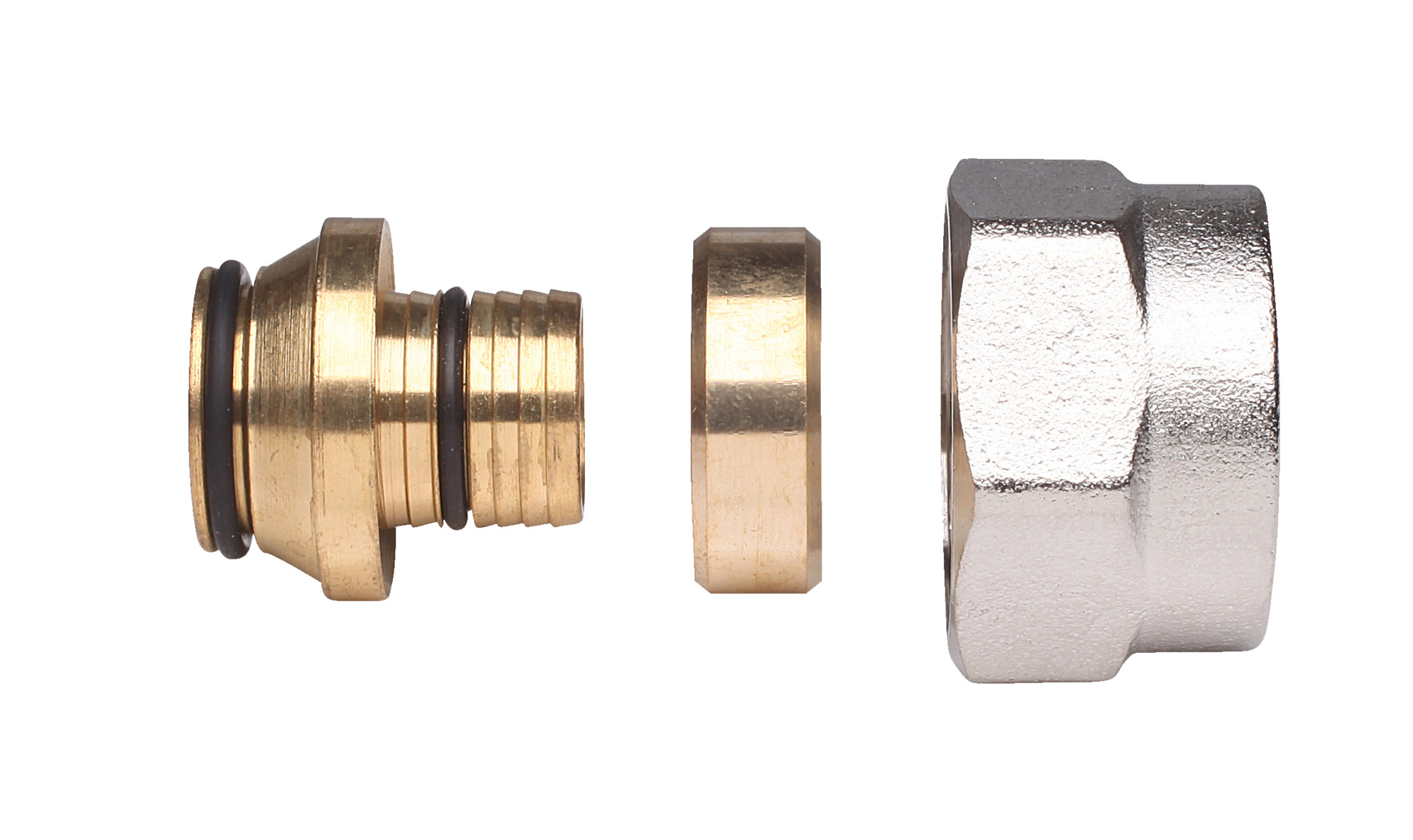 Danfoss Фитинги для полимерных труб (PEX) Уплотн. фитинги PEX 18x2 G3/4'' вн 013G4158  - Вид №26