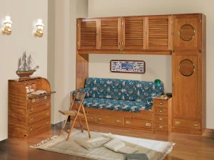 Caroti Мостовая спальня из дерева  190