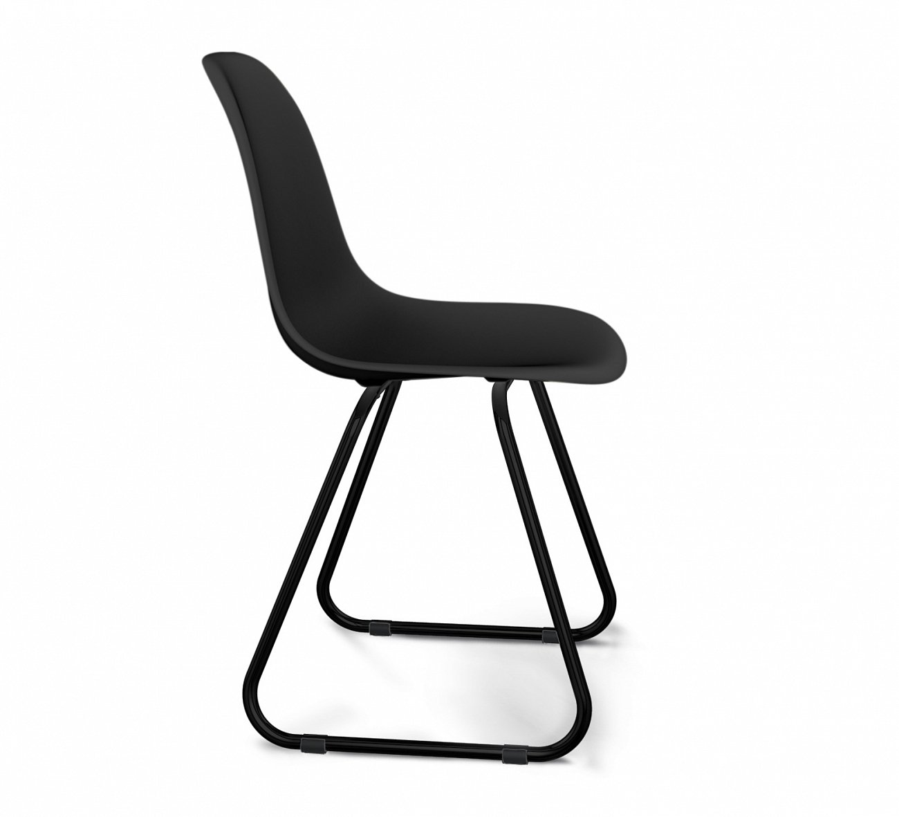 Стул DSR черный S38 (eames style) SHEFFILTON ДИЗАЙНЕРСКИЕ, EAMES STYLE 015598 Черный  - Вид №2