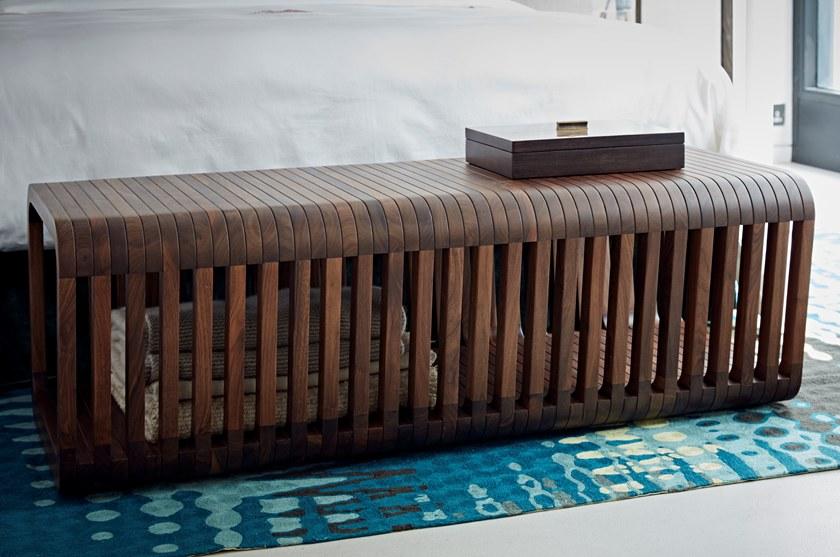 REDA AMALOU DESIGN Скамейка из ореха Link sun-id-1391094 - Вид №5