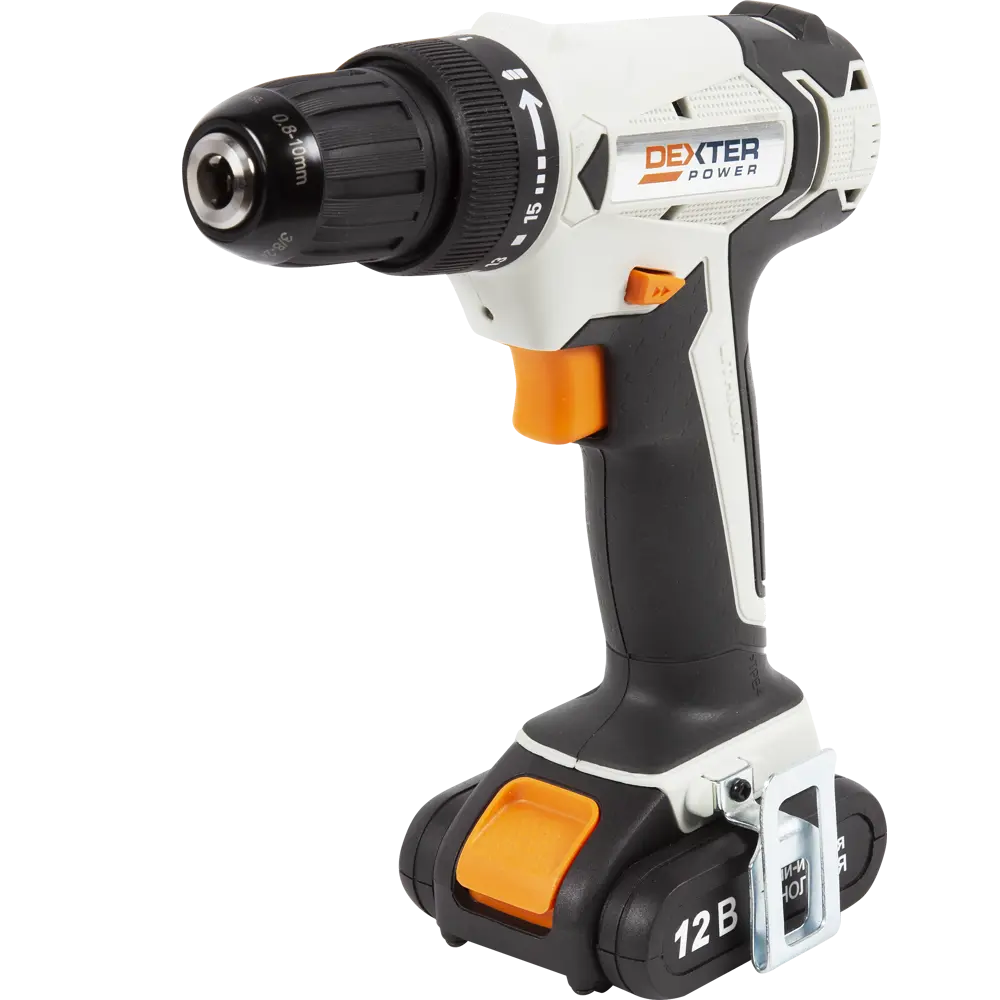 Дрель-шуруповерт аккумуляторная Dexter Power CDT112LD.4, 12 В Li-ion 2 Ач 80133659 STLM-2029573 