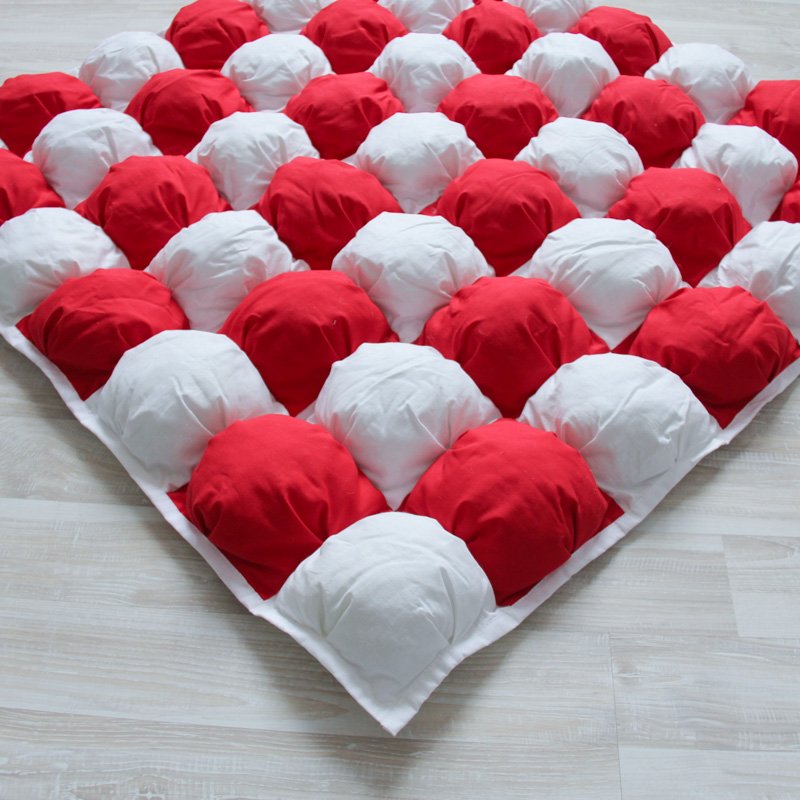 Коврик бомбон игровой Simple Red VAMVIGVAM SIMPLE RED 281583 Белый;красный Santreyd  - Вид №2