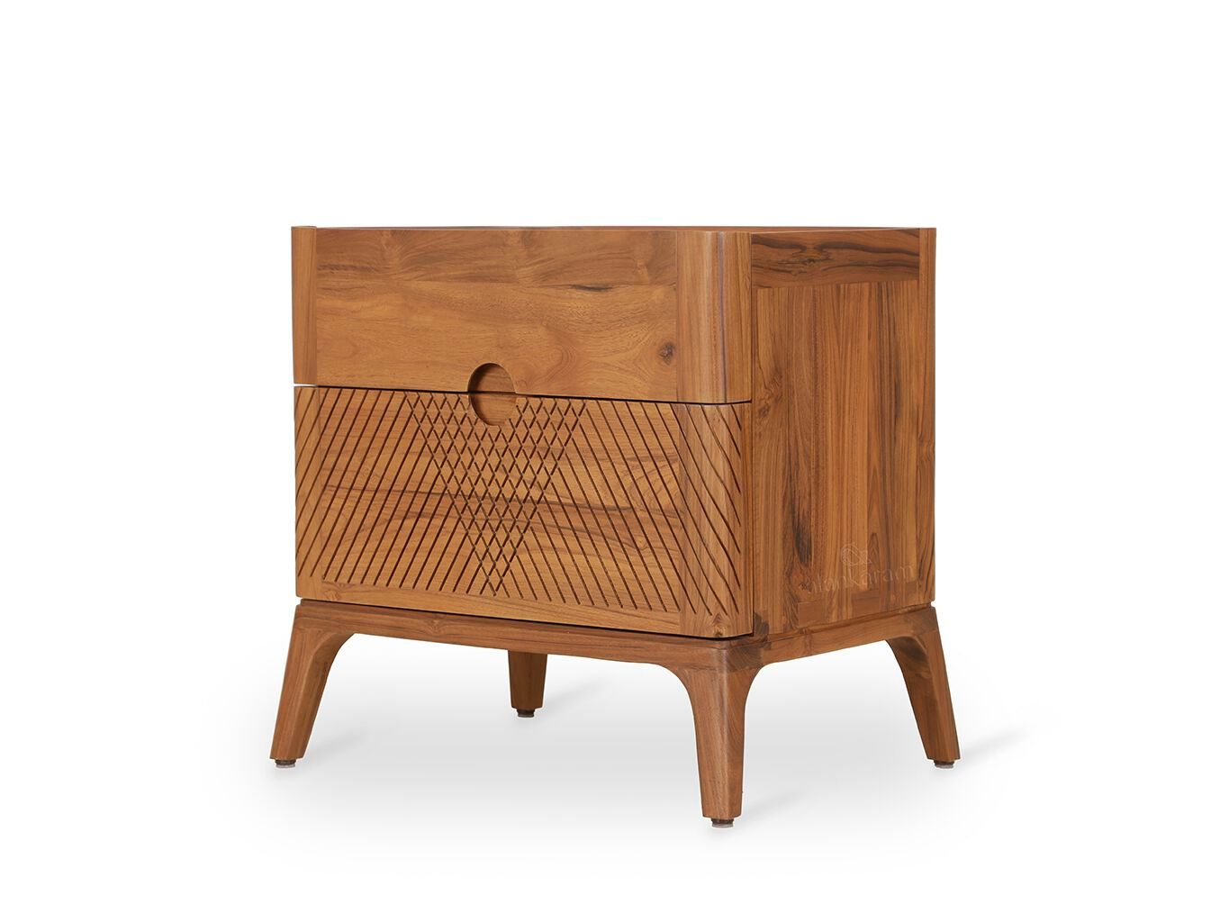 Тумбочка из тикового дерева с ящиками Alankaram MRIZ ARCH-00128982 - Вид №1