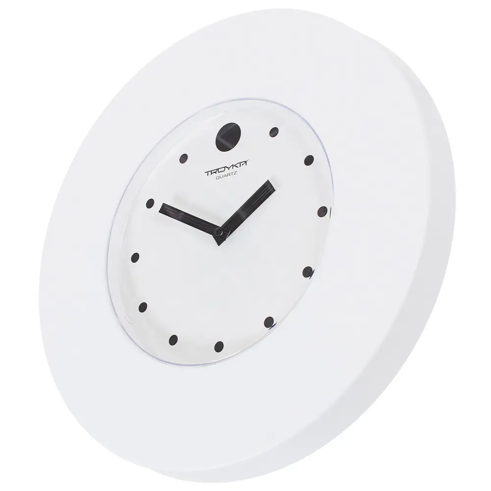 Часы настенные с точками цвет белый диаметр 37.5 см TROYKATIME STLM-2003362 - Вид №2