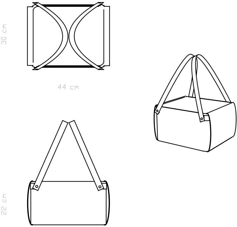 ManifestoDesign Контейнер / сумка из кожи sun-id-1472231 - Вид №5