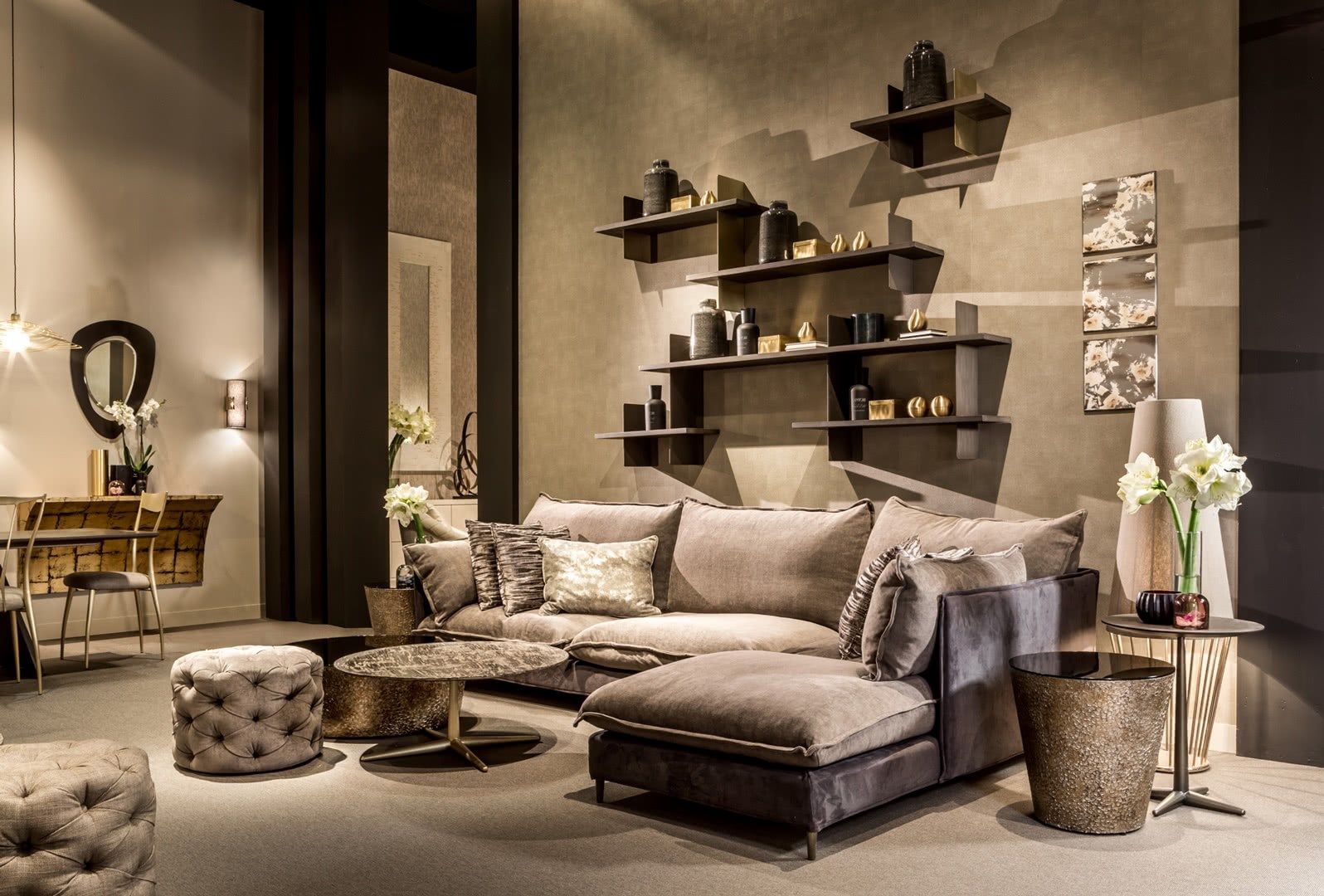 Круглый деревянный журнальный столик для гостиной Cantori ARCH-00032307 - Вид №7