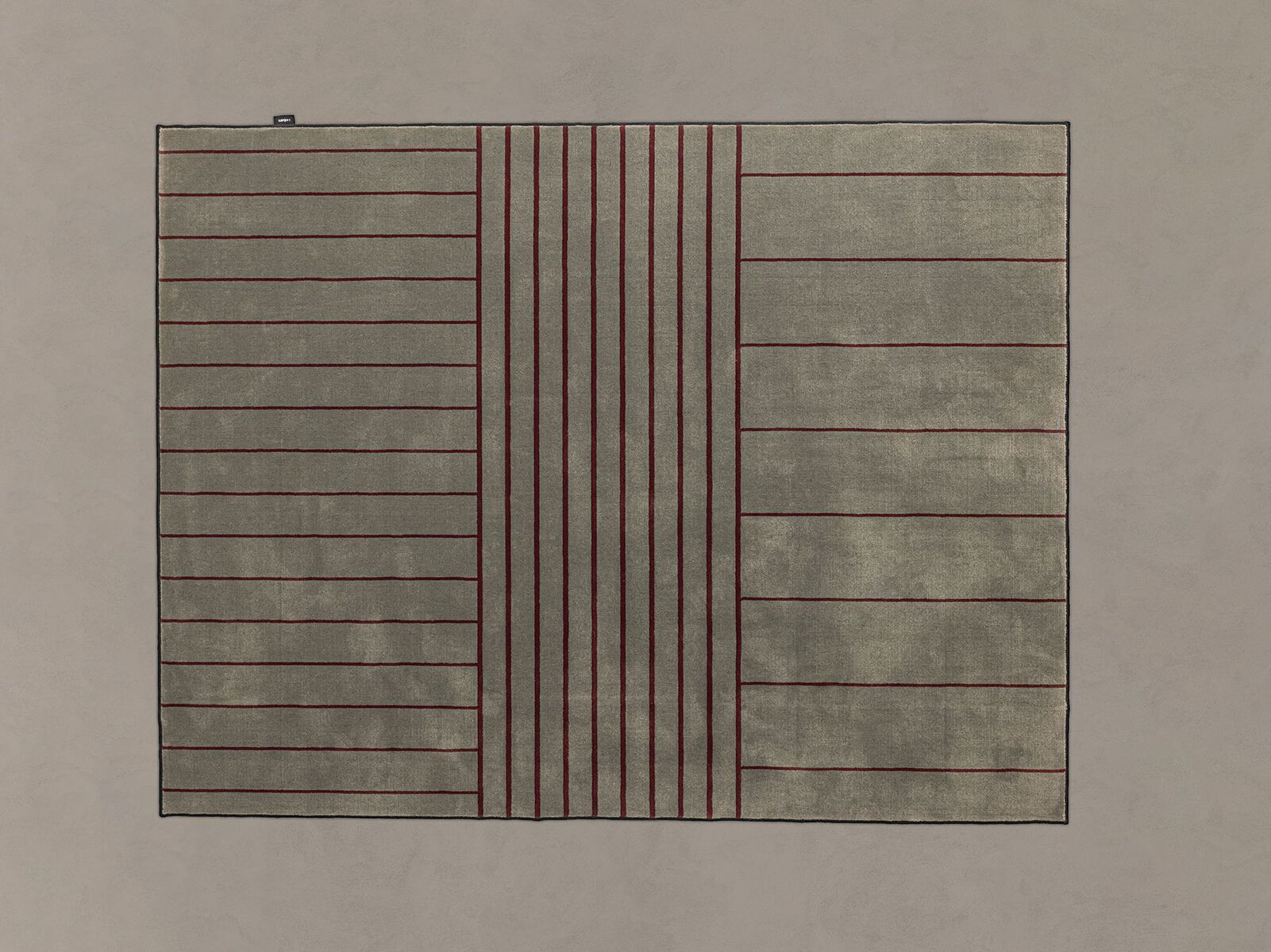 Прямоугольный полосатый полиамидный ковер Inbani TATAMI ARCH-00033112 - Вид №2