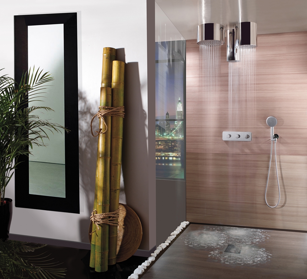 H80410 Потолочный & настенный душ Oki - Inox Ø 250 mm BOSSINI  - Вид №1