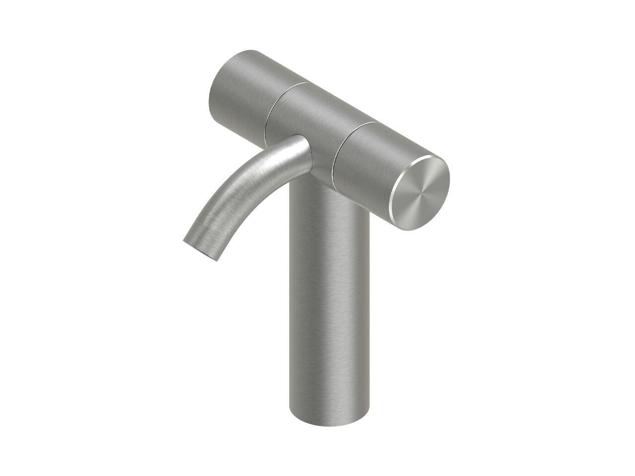 Смеситель для раковины из нержавеющей стали с одним отверстием Quadrodesign Hum ARCH-00110394 - Вид №1