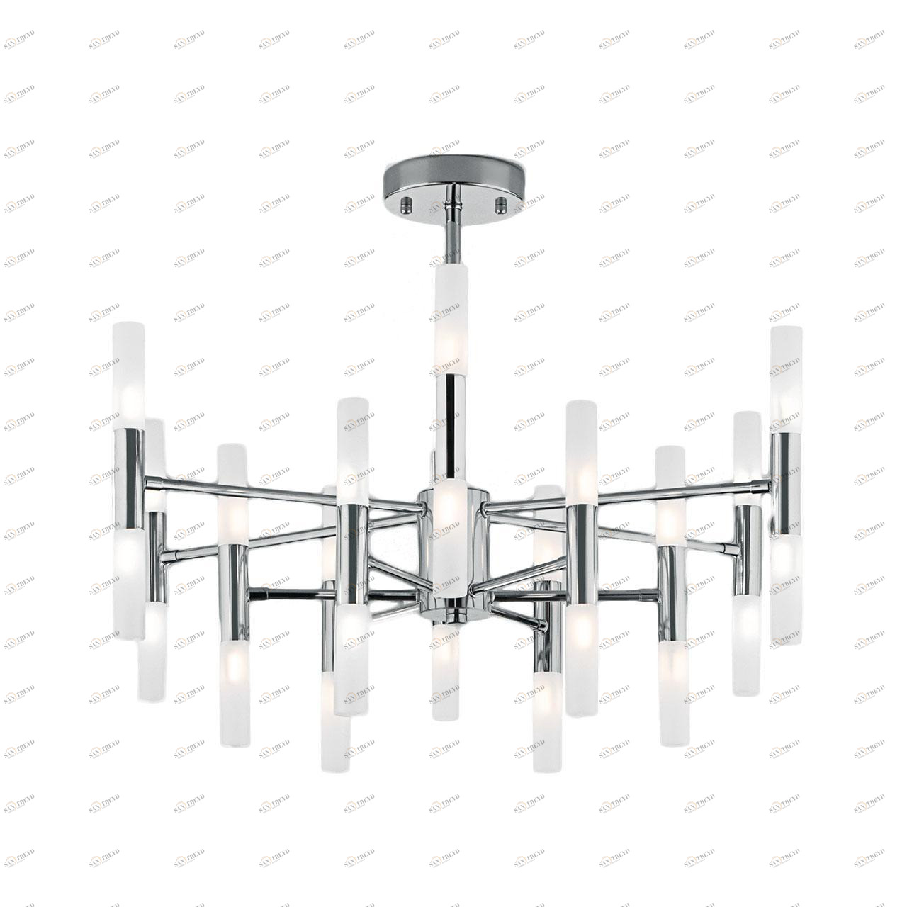 Люстра светодиодная подвесная хром Bogates Bastone 549 BOGATES ДИЗАЙНЕРСКИЕ, BASTONE 00-3834548 Белый;хром 