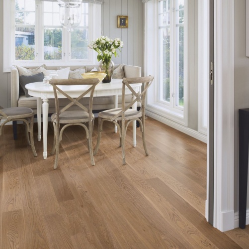 Инженерная доска Boen Noble Barrel 136 Дуб Натур с брашью (Текстурированная) 2200х136 мм OOE94KFD - Вид №4