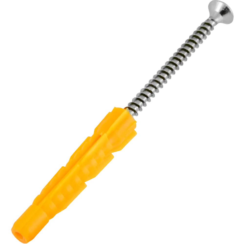 Дюбель универсальный с саморезом Ш5х70 мм полипропилен 9 шт НЕВСКИЙ КРЕПЕЖ STLM-2073069 - Вид №1