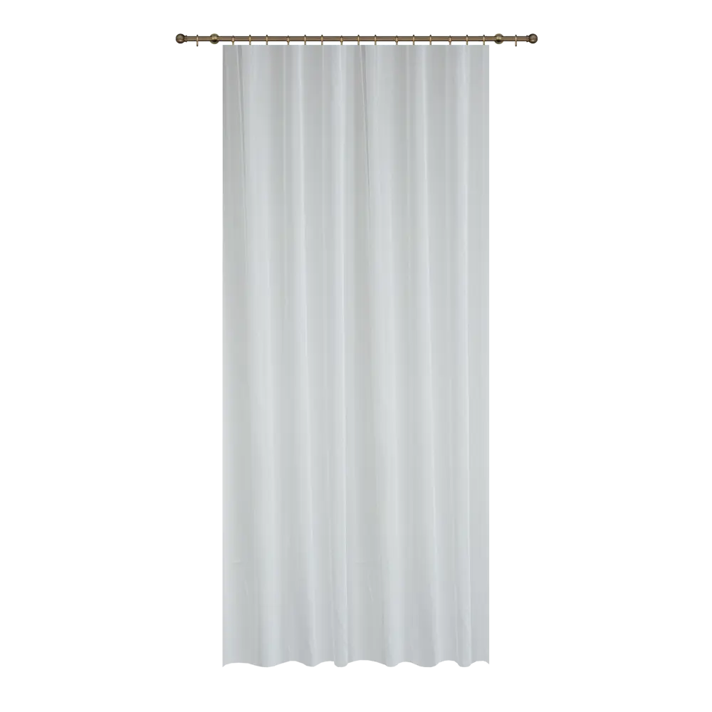 Тюль на ленте CREMELLE 250x260 см цвет белый WITERRA STLM-2193508