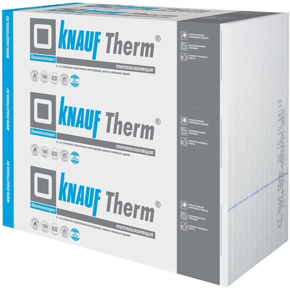 Knauf Therm Фасад Про — влагостойкие плиты для утепления стен 18692703 STLM-0012073 - Вид №2