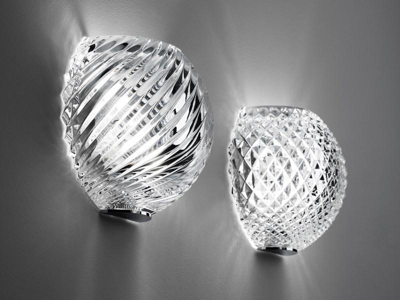 Fabbian Хрустальный настенный светильник Diamond swirl sun-id-1464511 - Вид №1