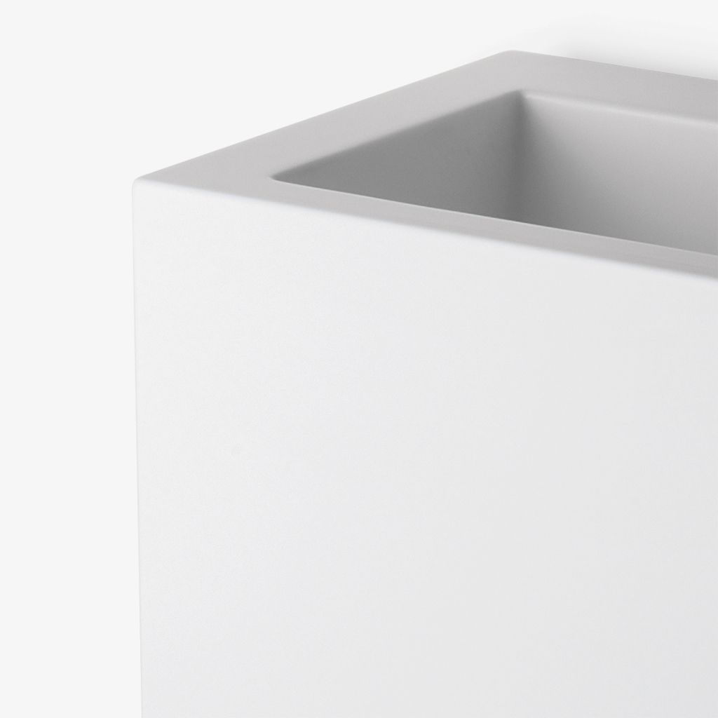 PTLV25 Подвесная раковина настенная прямоугольная Waterworks  белая  - Вид №1