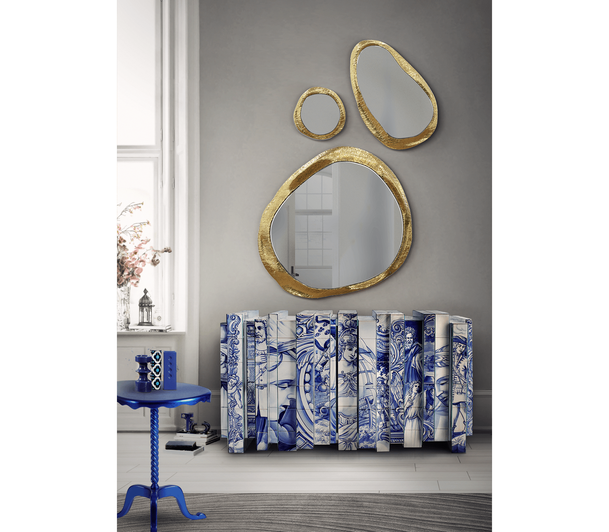 0-118 Гало зеркало Boca Do Lobo  - Вид №14