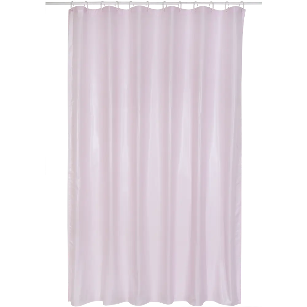 Штора для ванны Brillar pink, 180х200 см, полиэстер, цвет розовый WESS STLM-2015674 - Вид №1