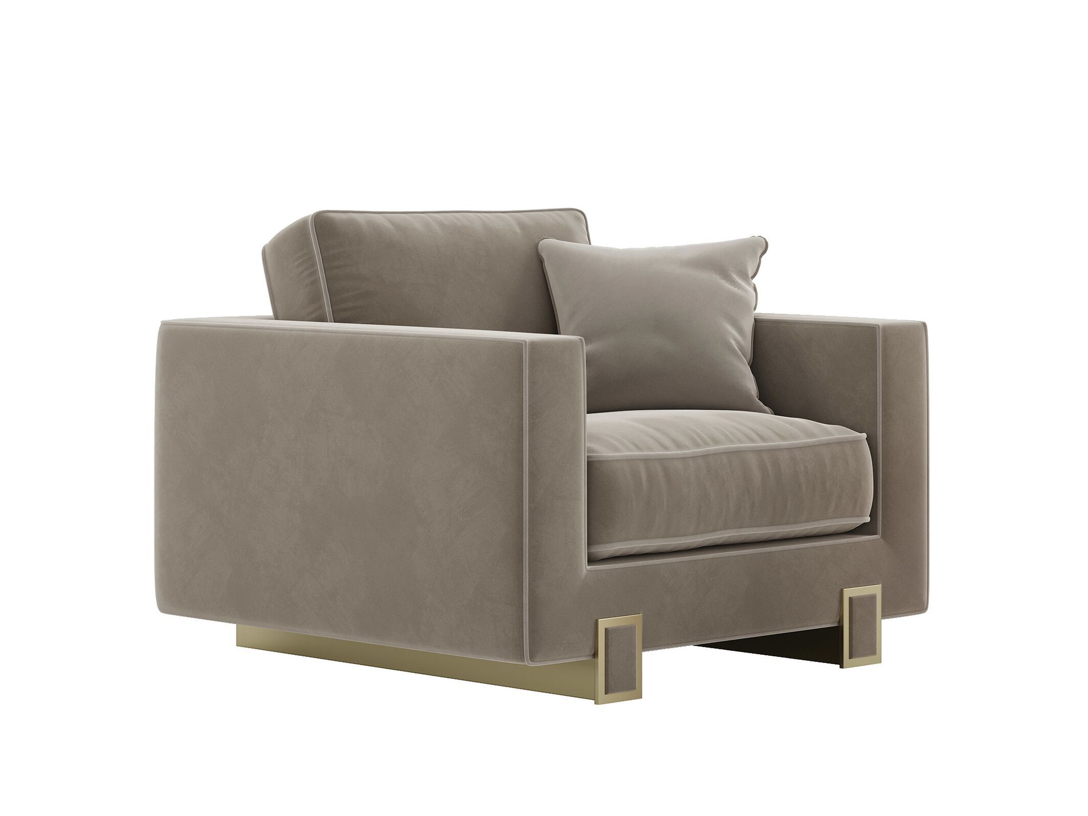 Тканевое кресло с подлокотниками Casa Magna LUSO ARCH-00147444