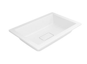 Прямоугольная встраиваемая раковина Fireclay