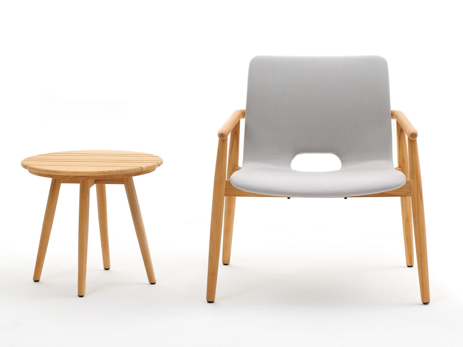 Круглый стол из тикового дерева Varaschin ARCH-00036226 - Вид №1