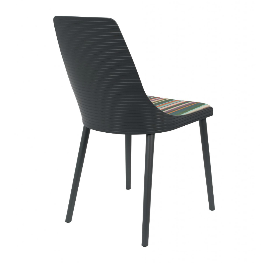 Стул Olivia, темно-серый White Label Living 1100357 - Вид №4