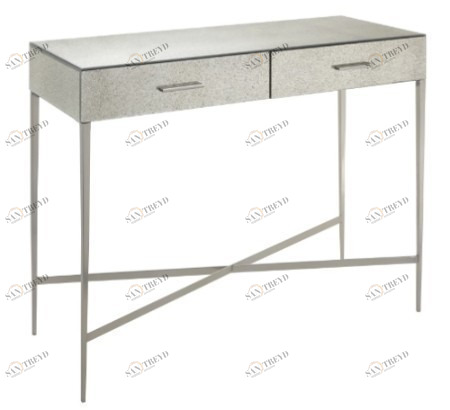 Консоль зеркальная с ящиками Waldcot PUSHA PUSHA 061027 Зеркальный 