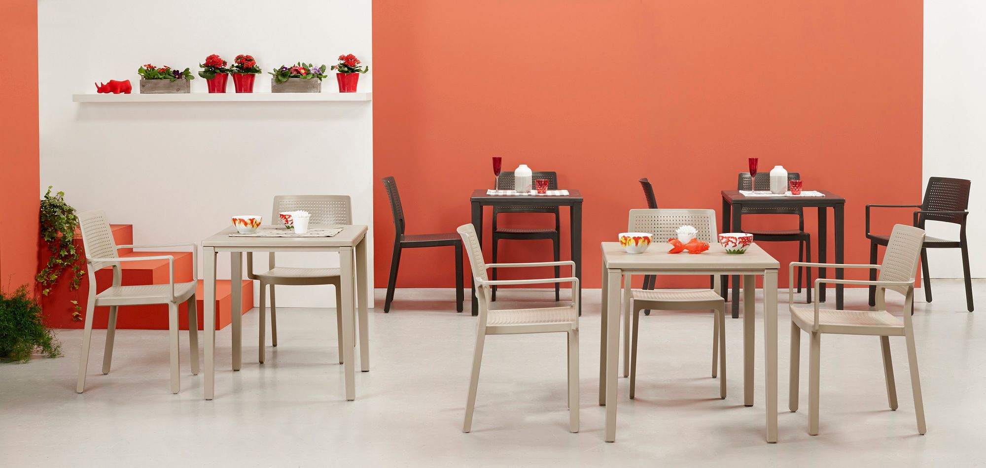 Стул из инженерного пластика с подлокотниками S-CAB Emi ARCH-00050078 - Вид №3