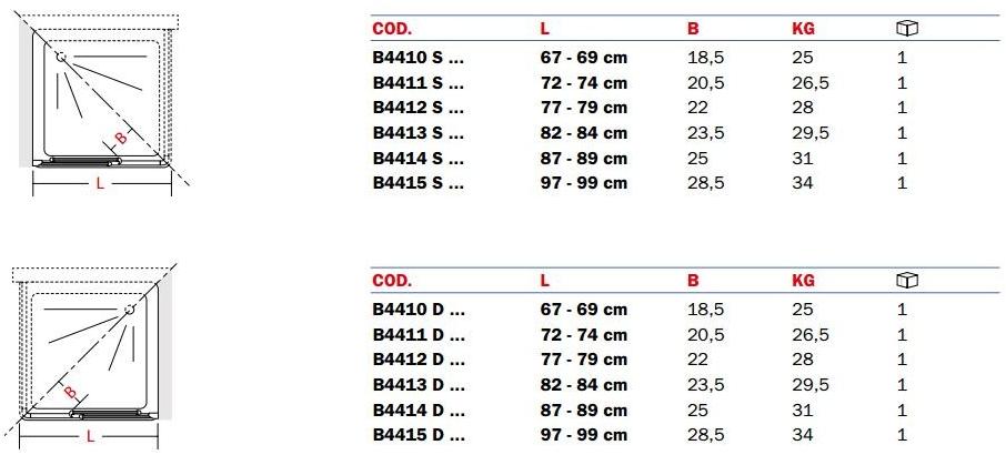 INDA® Душевая кабина из стекла с раздвижными дверьми Trendy design sun-id-1375398 - Вид №2