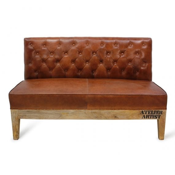 080807 Диван-скамейка кожаный Francisco Segarra Denia Santreyd Dénia - Вид №2