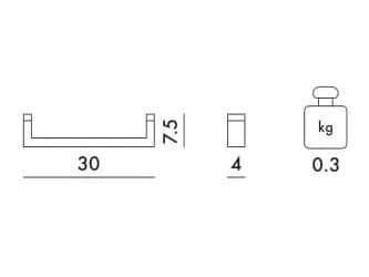Держатель для полотенец из ПММА Kartell Kartell by Laufen ARCH-00029982 - Вид №115